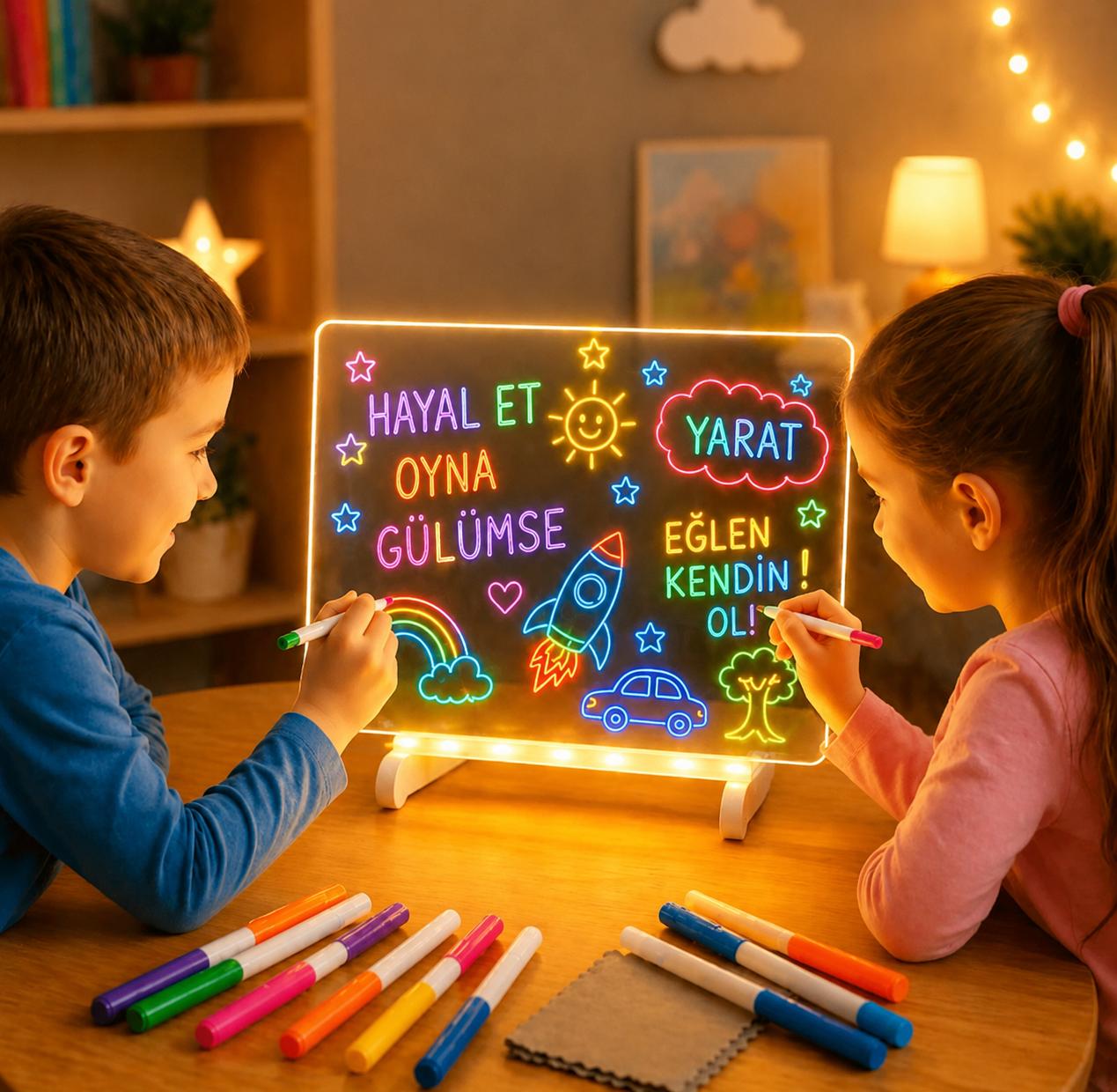 LED Işıklı Çizim Tahtası