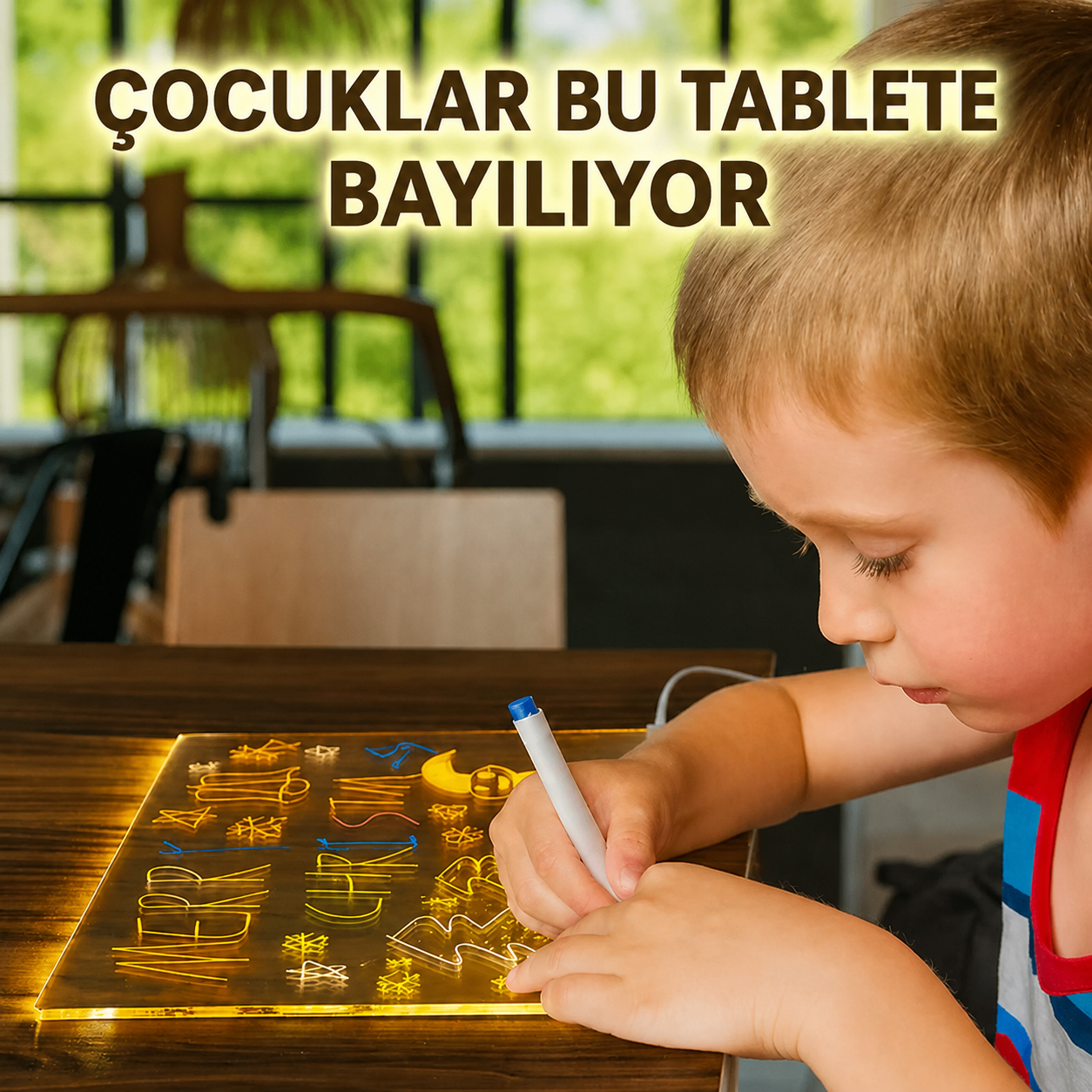 LED Işıklı Çizim Tahtası